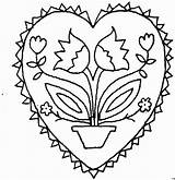 Blumen Herz Malvorlage Ausmalbild Cercal Montalegre Malvorlagen Muttertag Malbuch Gebrauch Privaten sketch template