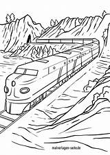 Eisenbahn Malvorlage Malvorlagen Zug Kinderbilder Herunterladen Lokomotive Landschaft sketch template