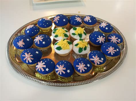 australia day themed mini cupcakes australia day food