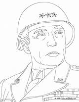 Patton Coloring General Pages George Edison Thomas People Famous Color Important Christmas Hellokids Print Colouring Printable History Kids American Remembrance sketch template