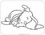 Dumbo Coloring Pages Sleeping Disney Birijus Disneyclips Inspiration Disneys Baby Cute Drawing Printable sketch template