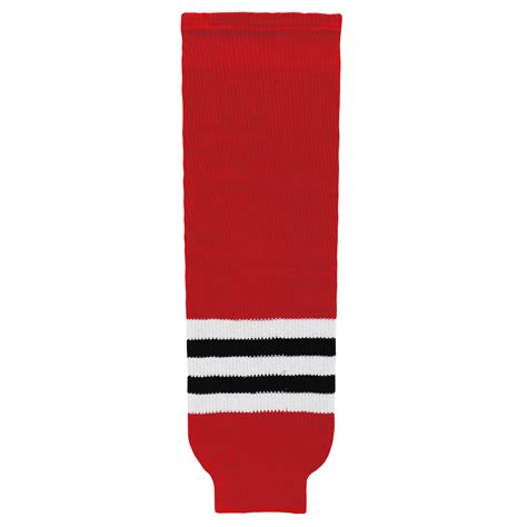 athletic knit ak hs630 chicago blackhawks red knit ice