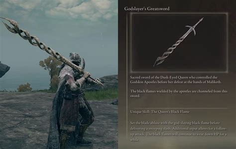 How To Obtain The Godslayers Greatsword Colossal Weapon In Elden Ring
