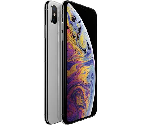 buy apple iphone xs max  gb silver  delivery currys