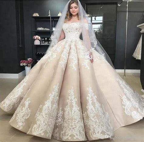 Luxury Lace Ball Gown 2019 Wedding Dresses Off The