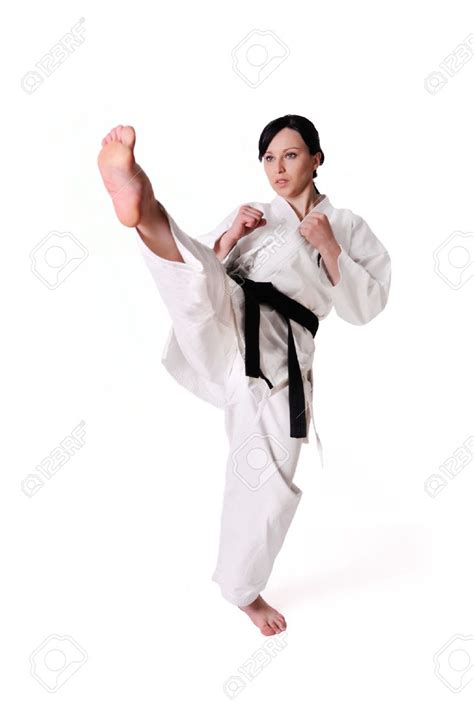 Karate Front Kick Martial Arts Feet Luscious