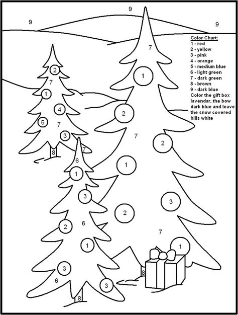 christmas colour  number multiplication worksheets   pony