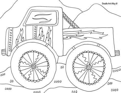 monster truck coloring pages truck coloring pages coloring pages
