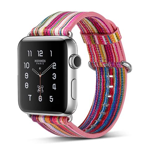 band  apple  mm mm mm mm bracelet belt colorful multicolor leather  iwatch