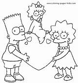 Simpsons Coloring Pages Cartoon Kids Color Family Characters Sheets Character Printable Cartoons Print Sheet Book Drawings Found sketch template