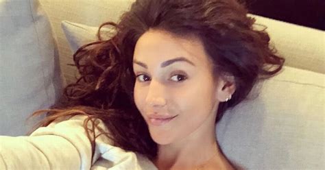 michelle keegan poses for make up free selfie but it divides fans