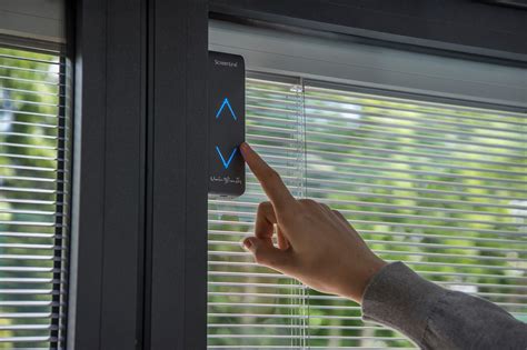 solar controlled blinds    smart option morley glass
