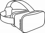 Vr Headset Clipartmag sketch template