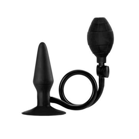 booty call booty pumper inflatable anal plug small black sex toys