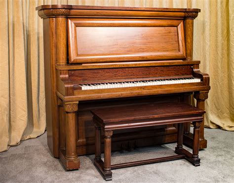 beckwith pompeiian model upright piano antique piano shop