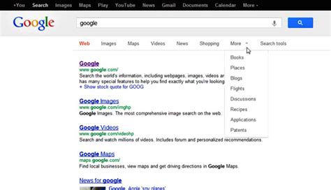 google  testing  radically  search interface