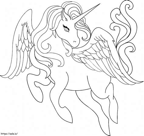 coloring pages  unicorns  wings