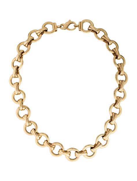 necklace  circle link chain necklace  yellow gold chain necklaces neckl