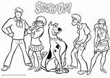 Coloring Scooby Doo Pages Gang Printable Daphne Monster Colouring Characters Print Drawing Pup Kids Named Coloring4free Film Tv Book Color sketch template