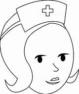 Nurse Coloring Kids Clipart Pages Clipartbest Imagixs Svg sketch template