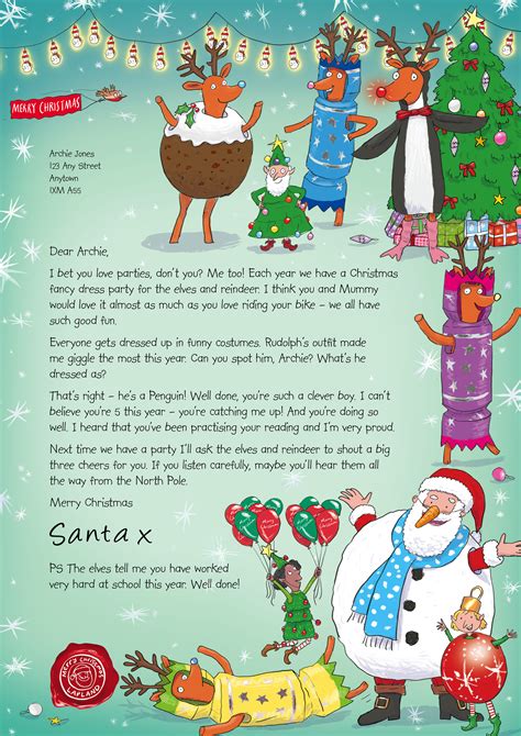 nspcc letters  santa mum