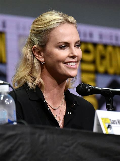 charlize theron at ew s women who kick ass icon edition