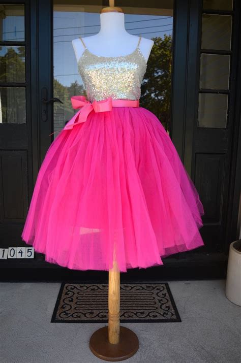 magenta pink tulle skirt tutu pink tulle skirt cute homecoming dresses tulle skirts outfit
