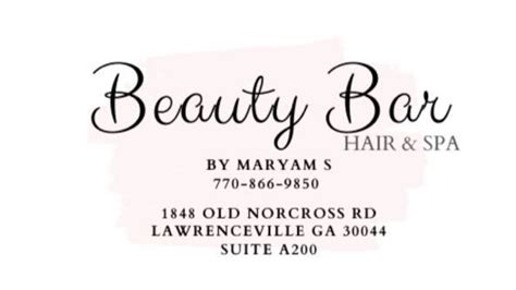 beauty bar hair  spa lawrenceville book  prices reviews