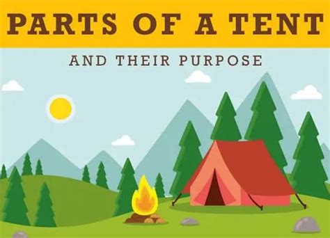 parts   camping tent explained infographic