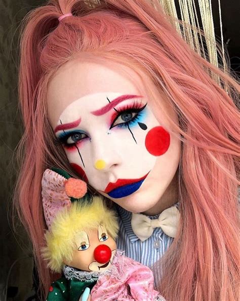 scary clown makeup   halloween   glossychic