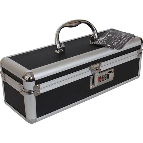 lockable sex toy storage case black small sex toys