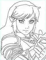 Link Zelda sketch template