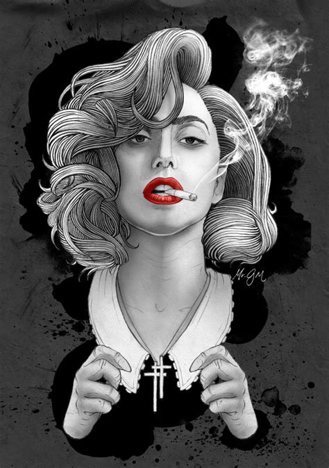 By Mr Gabriel Marques — Illustration Of Lady Gaga As