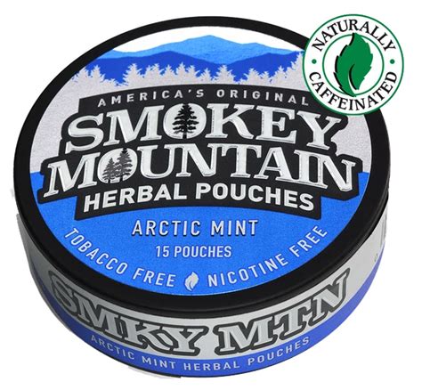 arctic mint herbal pouches  smokey mountain herbal chewing tobacco