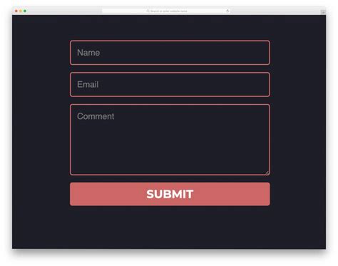 html contact forms  fresh  designs