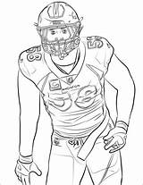 Coloring Pages Nfl Miller Von Ryan Printable Supercoloring Football Matt Sports Source Book sketch template