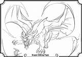 Coloring Dragon Wizard Scary Pages Emerald City Oz Getcolorings Getdrawings sketch template
