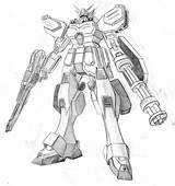 Gundam Coloring Pages Template Wing Drawings sketch template