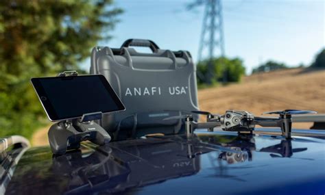 parrot launches   anafi usa drone  industry purposes aeromotus