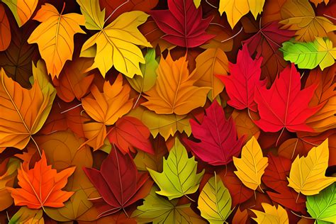 fall leaves background graphic    dunn creative fabrica