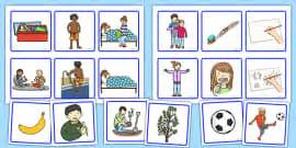step picture sequencing cards procedures primary resources