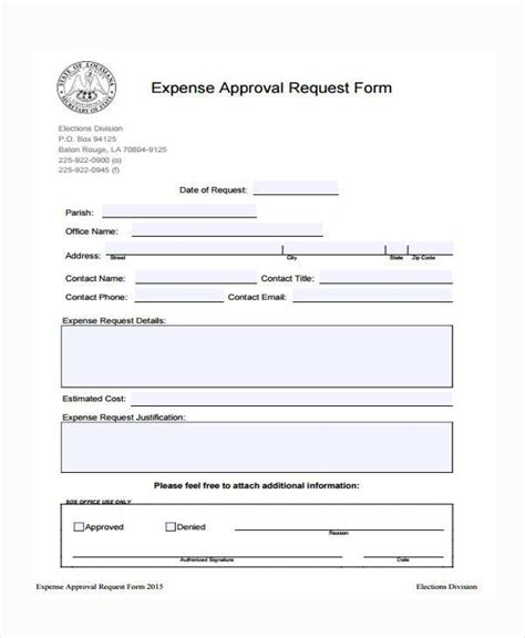 approval request form  printable docx  approvalform