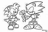 Coloring Sonic Pages Amy Tails Printable Hedgehog Print Exe Color Super Colouring Baby Drawing Kids Characters Metal Games Classic Shadow sketch template