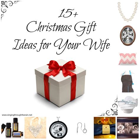 christmas gift ideas   wife singing   rain