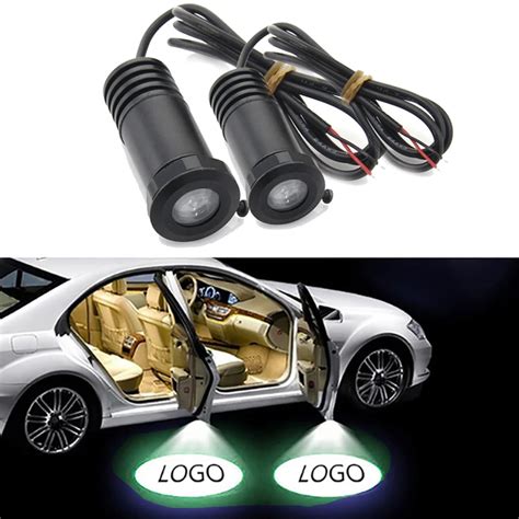 2pcs Wireless Led Car Door Welcome Laser Projector Logo Ghost Shadow