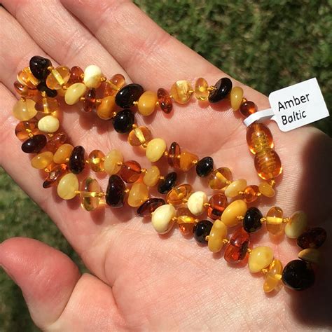amber bead necklace adult optimism and support the