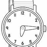 Reloj Relojes Pulsera sketch template