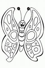 Butterfly Coloring Pages Blank Print Beautiful Caterpillar Toddlers Printable Color Simple List Getcolorings Popular Coloringhome Downloadable sketch template