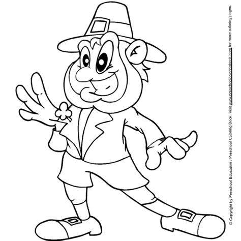 st patricks day leprechaun coloring pages disney coloring pages