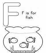 Fish Coloring Alphabet Pages Printable Color Print Popular Coloringhome sketch template